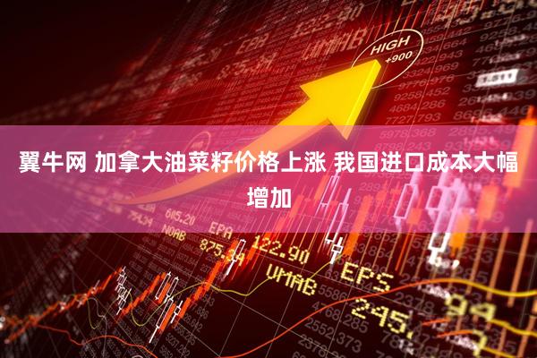 翼牛网 加拿大油菜籽价格上涨 我国进口成本大幅增加
